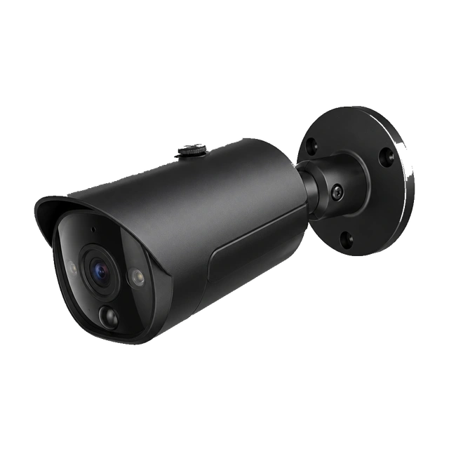 Black AI smart CCTV camera