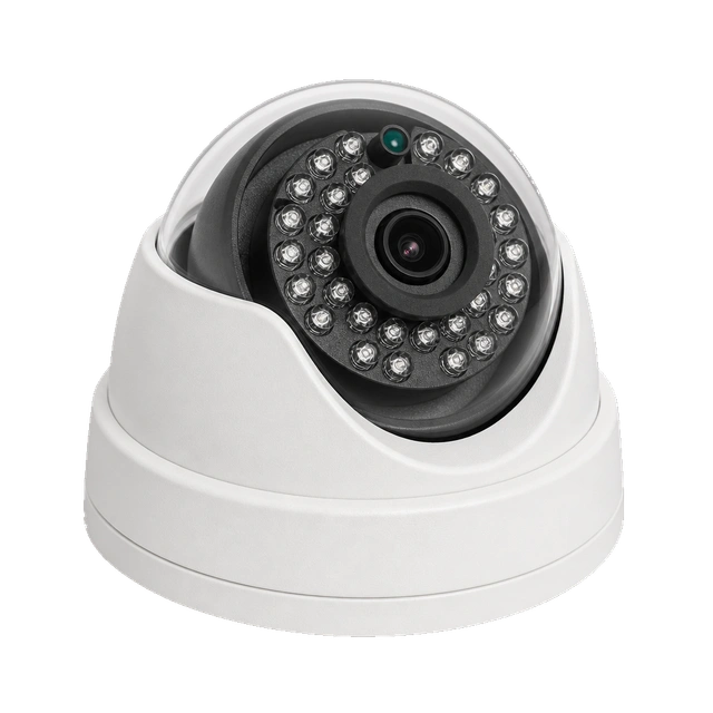 White dome CCTV camera