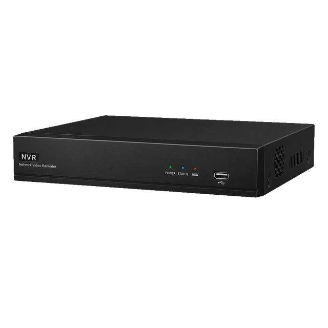 Black network video recorder